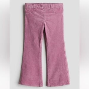 H&M girls Dusty Pink corduroy Flare Pants
